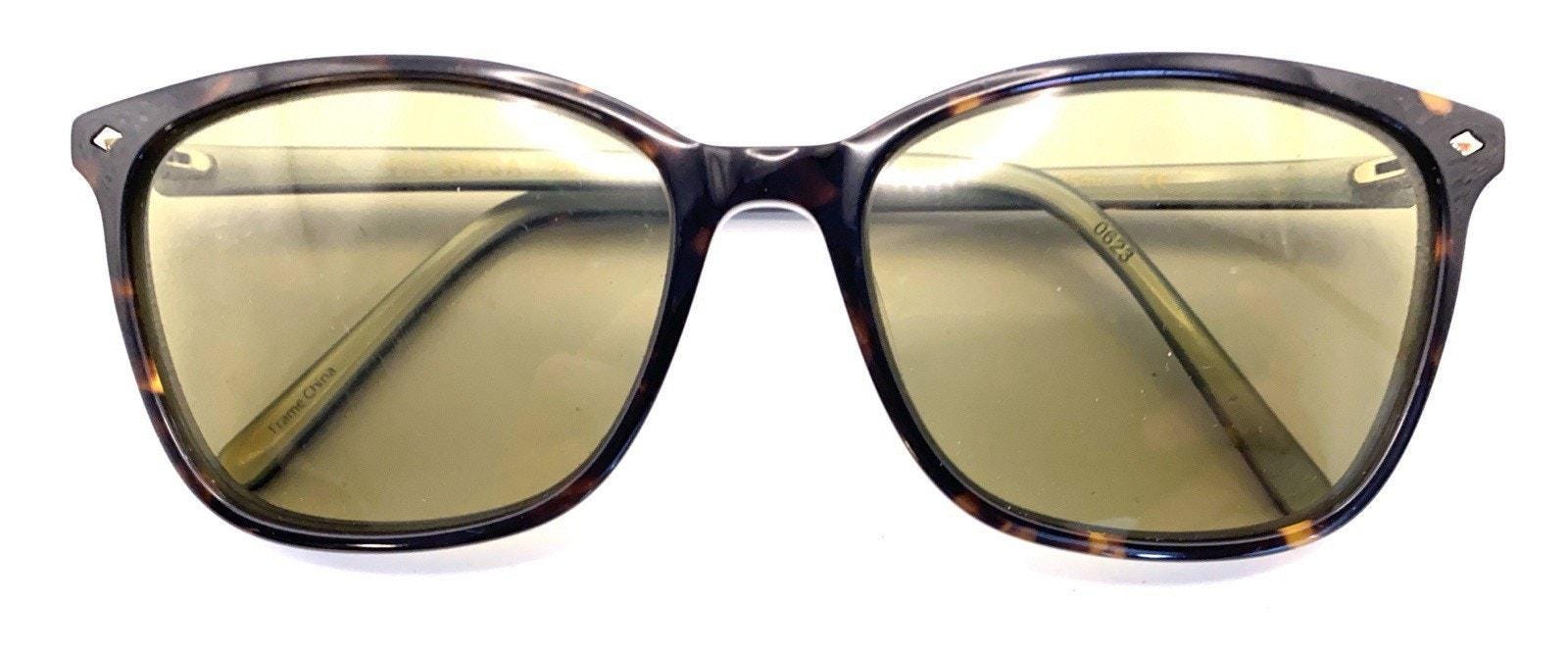 Via Spiga 350-S 550 Brown Tortoise Blue Sunglasses Frames 55 