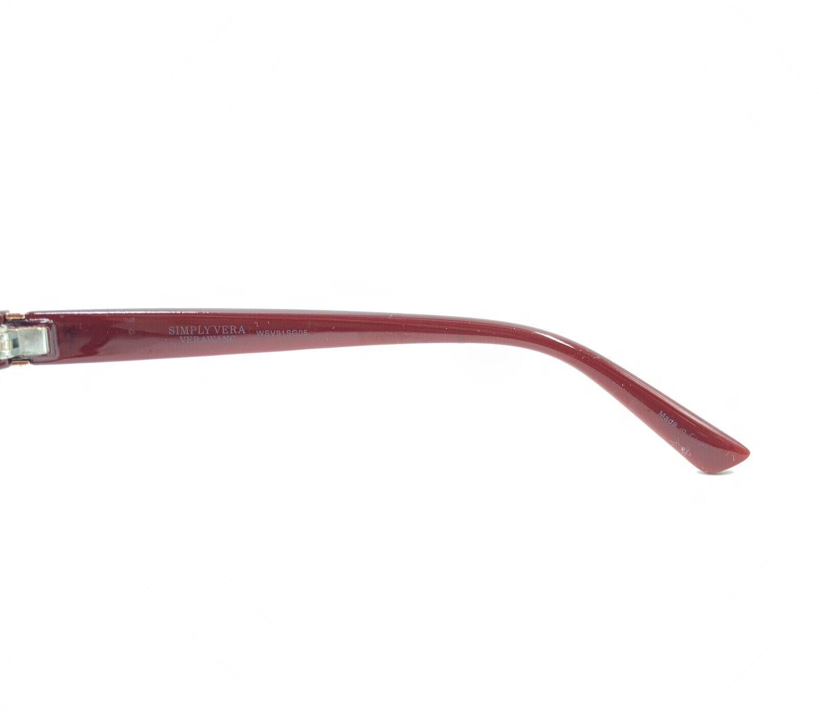 Simply Vera Wang Rose gold  Oversize Sunglasses Amazon.com: Vera Wang Millie RG Eyeglasses Women main image 2