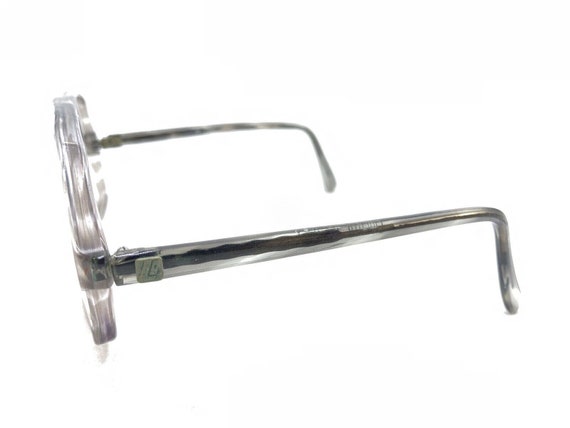 Liberty Vintage Translucent Gray Square Eyeglasse… - image 7