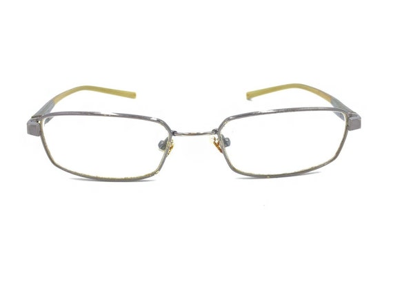 Nike Silver Gray Slim Rectangle Eyeglasses Frames… - image 6