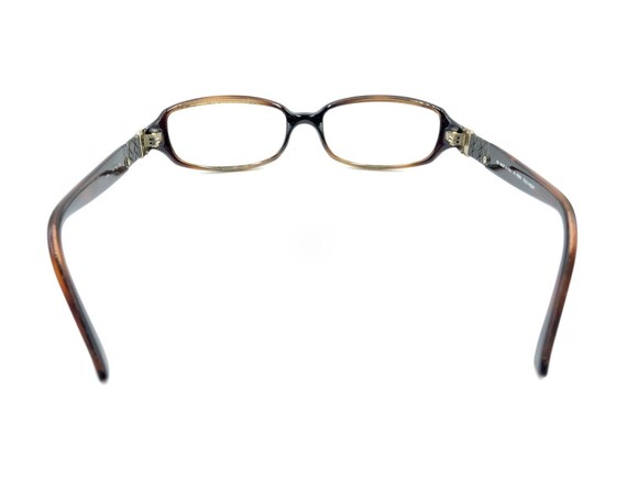 Fendi Cold Insert Brown Tortoise Rectangle Eyegla… - image 5