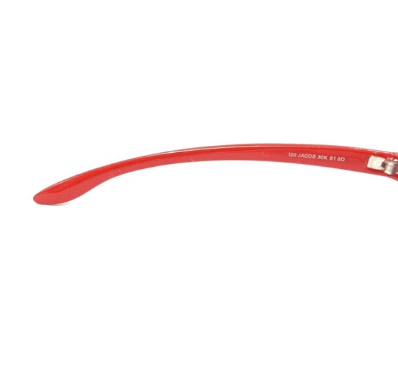 Carrera NEW Jacob 30K Red Oval Wrap Sunglasses Gr… - image 10