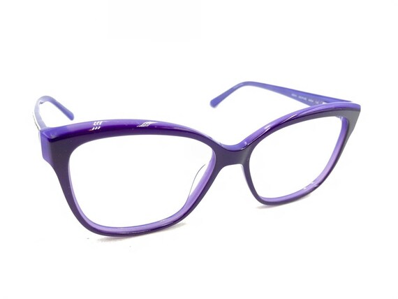 Bebe BB5214 502 Plum Purple Butterfly Eyeglasses … - image 1