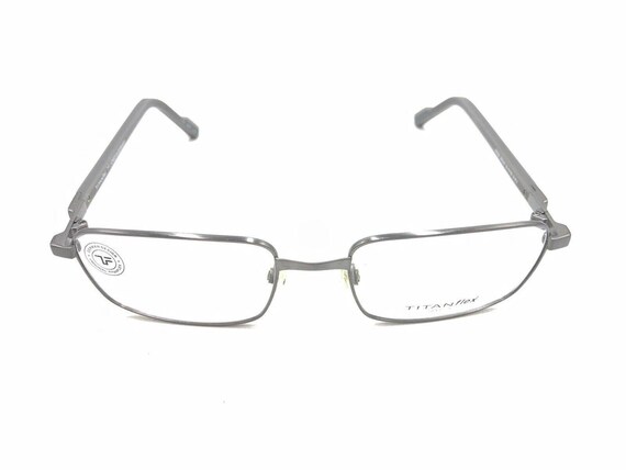 TITANflex 827025 30/GUN Gunmetal Gray Eyeglasses … - image 2