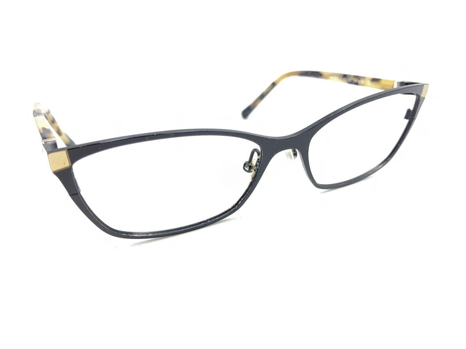 Face A Face Micca 2 9339 Black Brown Eyeglasses Frames 54-16  display picture 1