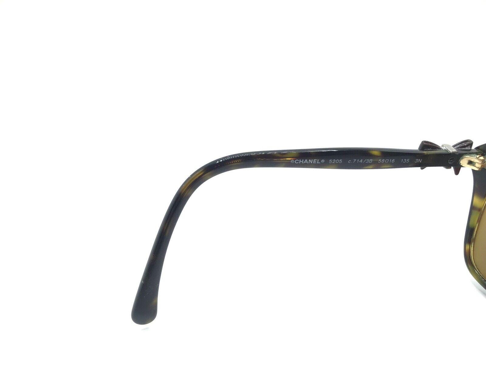 Chanel 5205 C.714/3b Tortoise Brown Sunglasses Frames 58-16 135