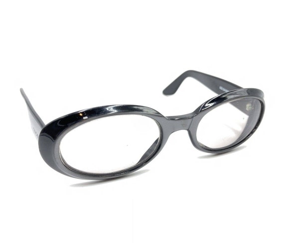 Gucci GG 2419/S 9HH Black Gray Oval Sunglasses Fr… - image 1