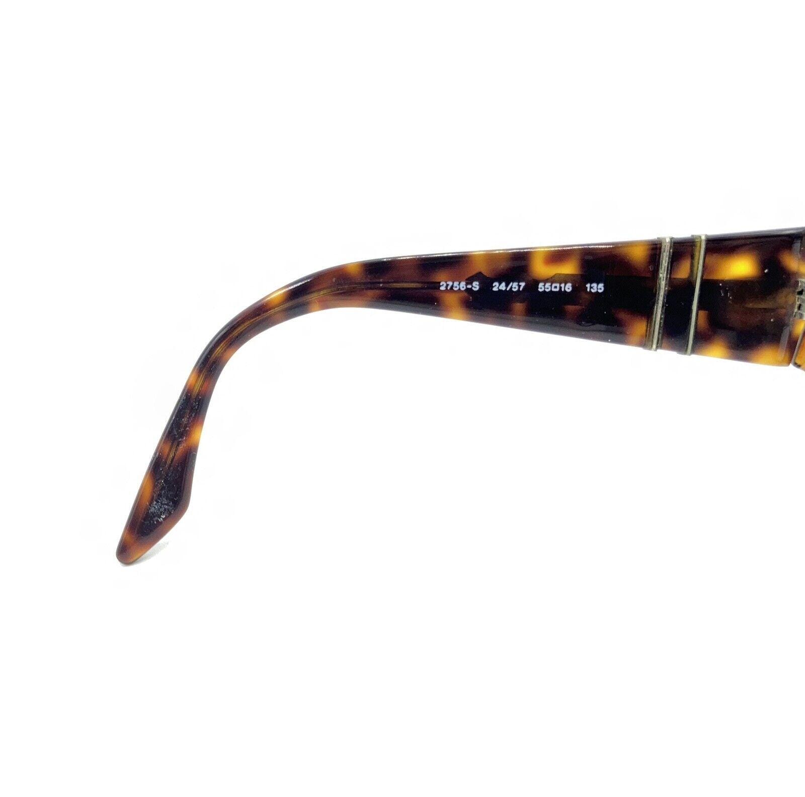 Persol 2756-S Occhiali Da Sole Vintage Tartaruga Polarizzati, Made In Italy