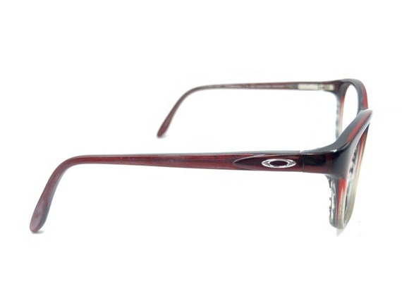 Oakley Taunt OX1091-0552 Red Fade Cat Eye Eyeglas… - image 4