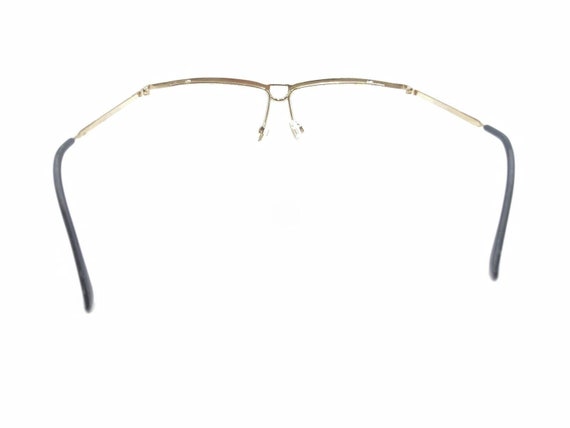 Gucci Vintage GG 2241 77P Gold Half Rim Eyeglasse… - image 5