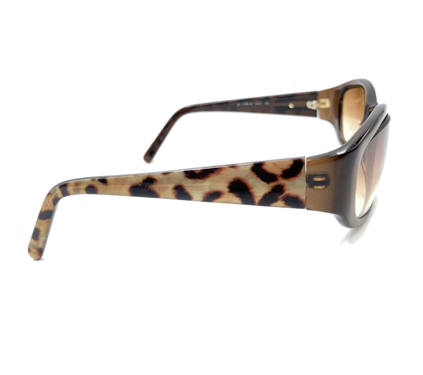 Kate Spade Dee/s 01W0 Brown Leopard Rectangle Sunglasses 
