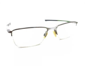 Oakley Socket 5.5 OX3218-0254 Satin Pewter Half Rim Eyeglasses Frames 54-18 136