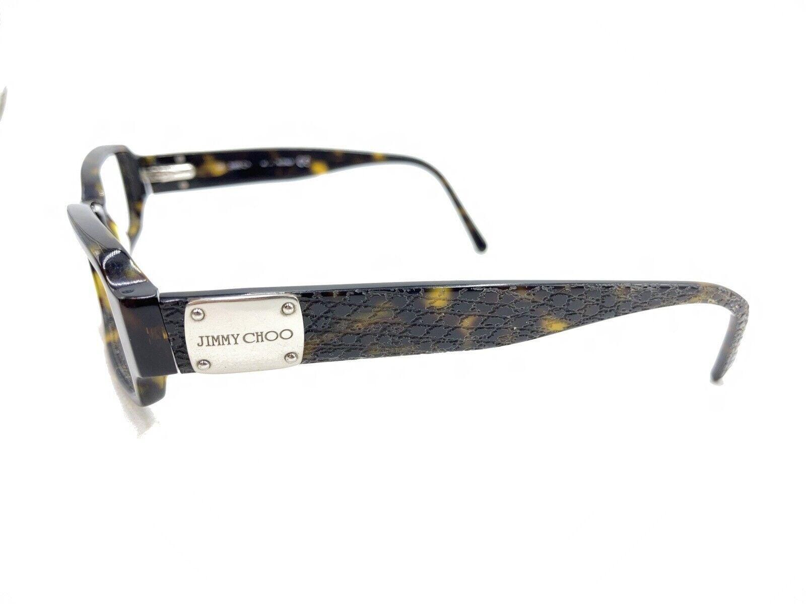 Jimmy Choo JC 01 0086 Brown Tortoise‎ Gold EYEGLASSES GLASSES FRAMES 55-14-125 Jimmy Choo JC 10 0086 Tortoise Brown Eyeglasses Frames 54-15  main image 2
