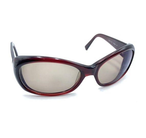 OLIVER PEOPLES PHOEBE OVAL PURPLE SUNGLASSES Oliver Peoples Phoebe Brown Oval Frame / Brown Lenses  main image 3