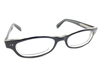Jean Lafont Paris Jockey 48 100 Black Oval Eyeglasses Frame  display picture 3