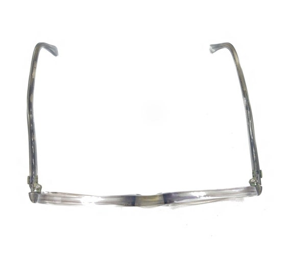 Liberty Vintage Translucent Gray Square Eyeglasse… - image 3