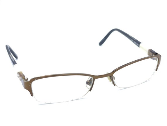 Kate Spade PATI 0P40 Brown Metal Half Rim Eyeglas… - image 8