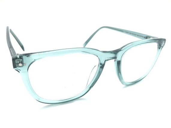 Warby Parker Toni W 319 Blue Green Translucent Eyeglasses  display picture 1
