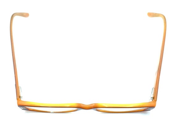 Versace MOD 543 Orange Brown Rectangle Eyeglasses… - image 4