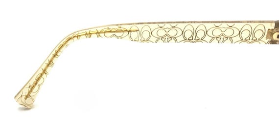 Coach Tan Brown Rectangular Eyeglasses Frames Des… - image 9