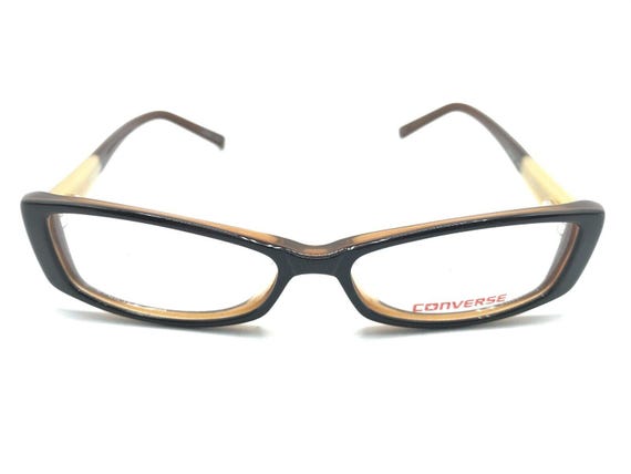 Converse NEW Brown Black Rectangle Eyeglasses Fra… - image 2