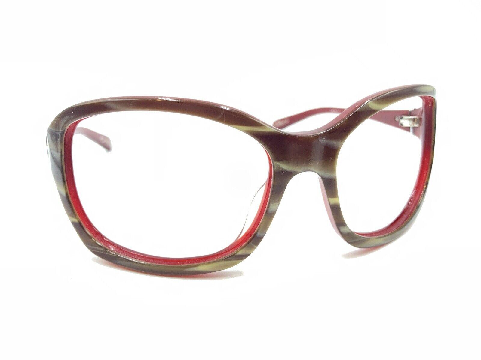 Oakley Taken OO2013-05 Striped Brown Red Sunglasses Frames  display picture 2