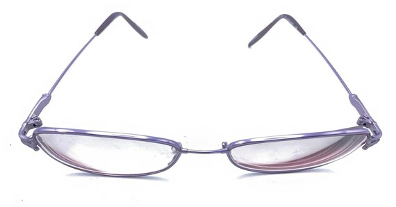 Marchon Flexon 970 Purple Rectangle Eyeglasses Fr… - image 3