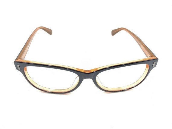 Marc Jacobs Polished Black Orange Eyeglasses Fram… - image 2