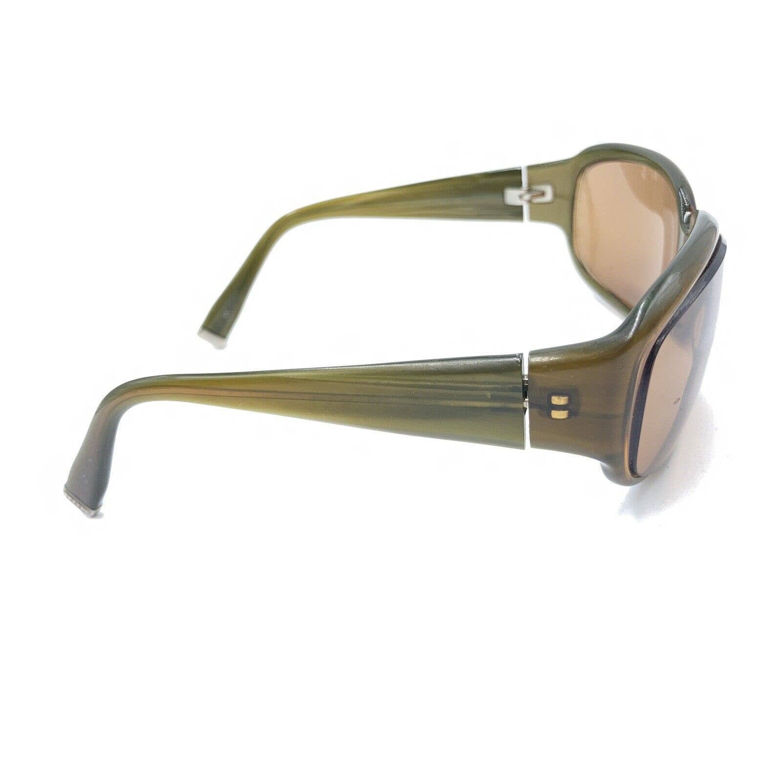 Oliver Peoples Kirra No Lenses Rectangle Sunglasses Frame 63-15 115 Brown Green Oliver Peoples Kirra No Lenses Rectangle | Mercari main image 4