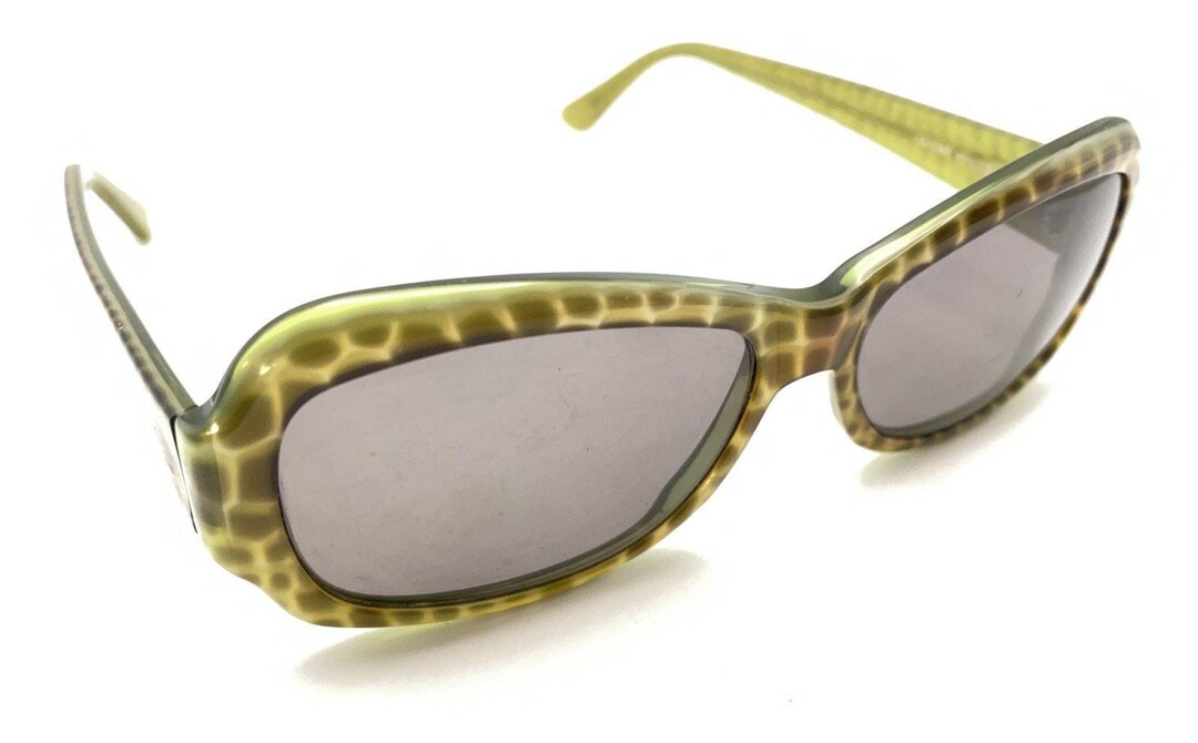 Jean Lafont Vahine 521 Brown Green Rectangle Eyeglasses  display picture 2