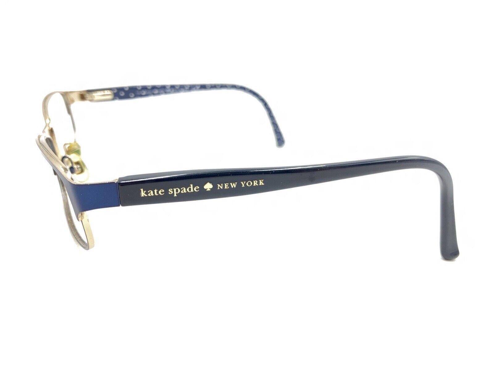 BRIESTA ブリエスタ　Gradation Blue Kate Spade Ambrosette DA4 Navy Dark Blue Eyeglasses Frames 52-17