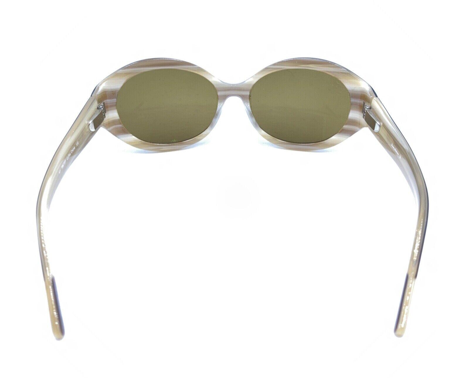 Tommy Bahamas Coffee Creme Frame Sunglasses Tommy Bahama TB67SP Coffee Creme Brown Oval Sunglasses Gray  main image 3