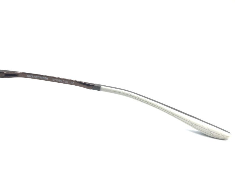 Nike NEW Outrider EV1086 220 Bronze Brown Aviator Sunglasses Brown Lens Designer image 9