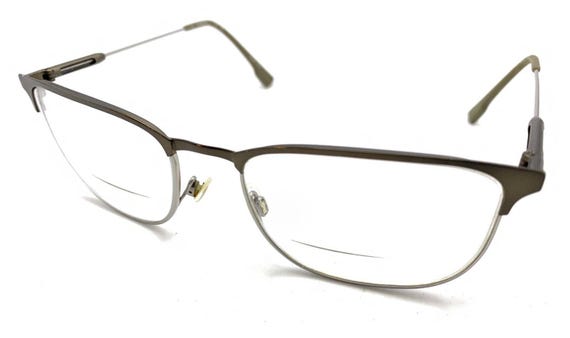 Flexon E1124 310 Green Silver Rectangle Eyeglasse… - image 8
