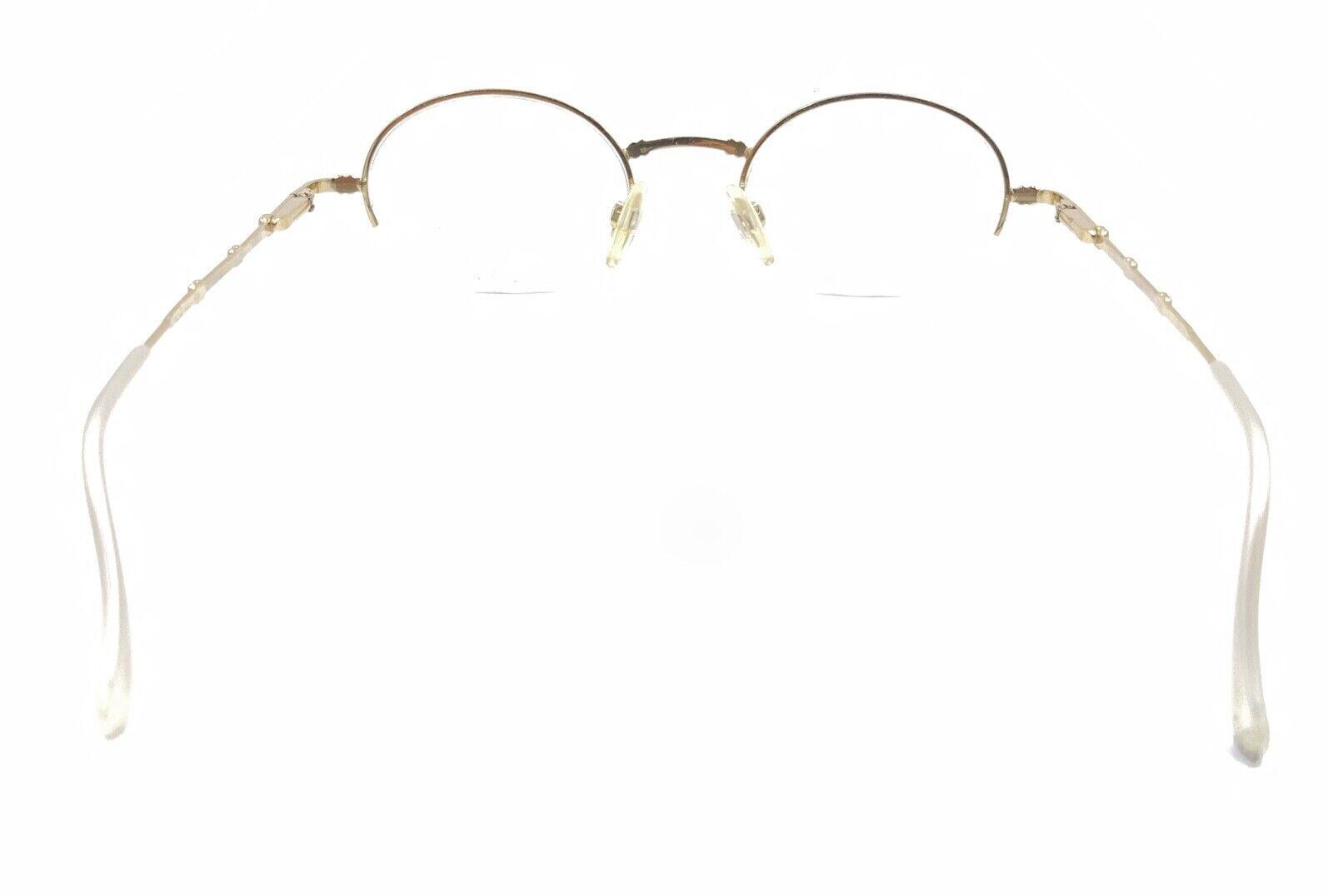 Cazal NOS Point 2 Mod 1134 Col 718 Gold Eyeglasses Frames 49-21