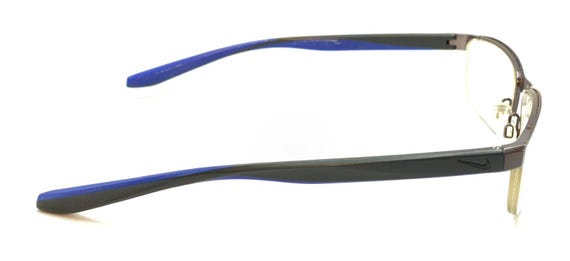 Nike 8172 070 Black Blue Half Rim Eyeglasses Fram… - image 5