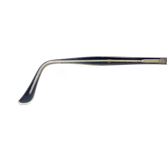 Vintage American Optical Cat Eye Eyeglasses Black Crystal Clear AO 44-22 USA American Optical AO Vintage Black Clear Cat Eye Eyeglasses  main image 3