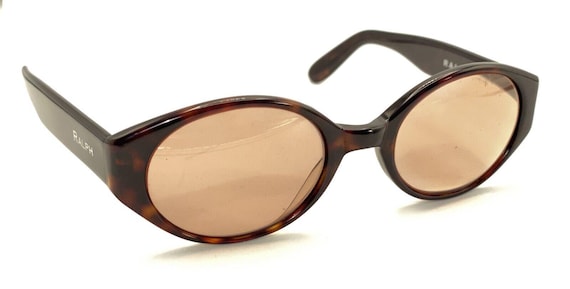 Ralph Lauren RA 086 Dark Brown Tortoise Oval Sunglasses Frames 49