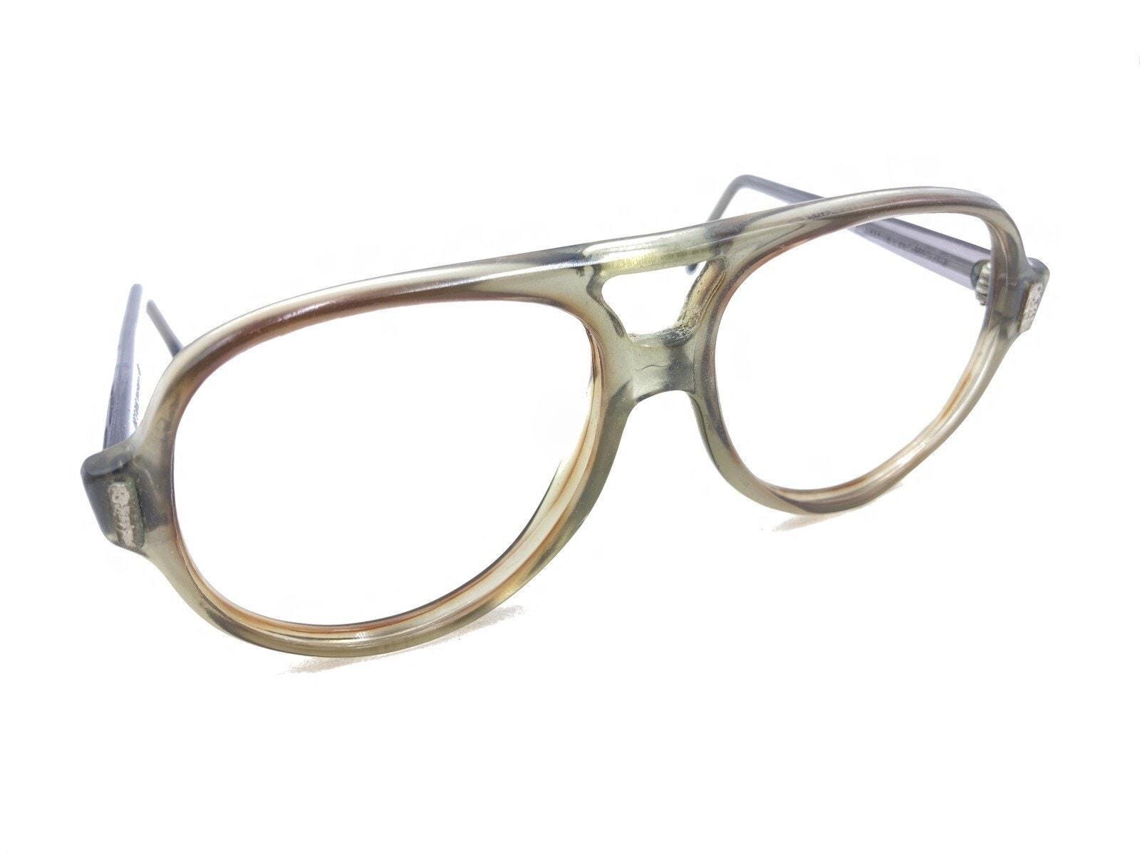 小物 american optical flex fit American Optical AO Flex-fit Vintage Gray Aviator Eyeglasses