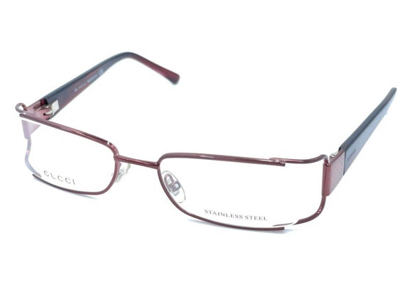 Gucci NEW GG2758 LEW Stainless Steel Maroon Eyegl… - image 8