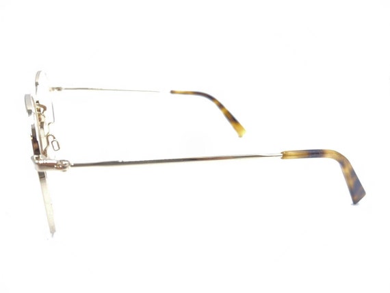 Warby Parker Simon W 2403 Polished Gold Metal Rou… - image 7
