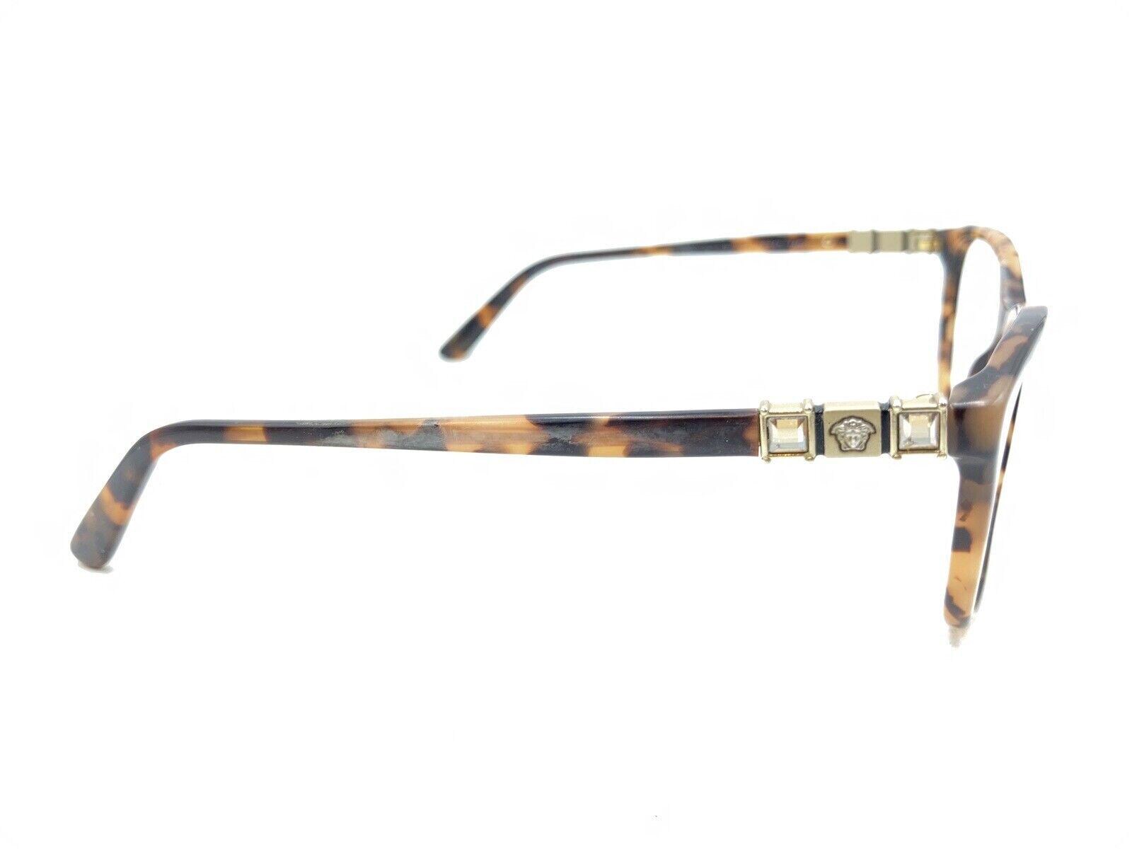 Versace Tortoise Brown Gold Eyeglasses Frames 54-17 140  display picture 1