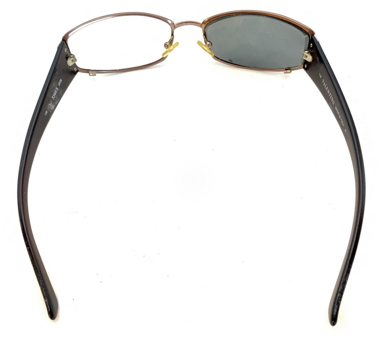 Valentino V 5344/S 0ZQ8 Brown Rectangle Sunglasses Frames 56  display picture 2