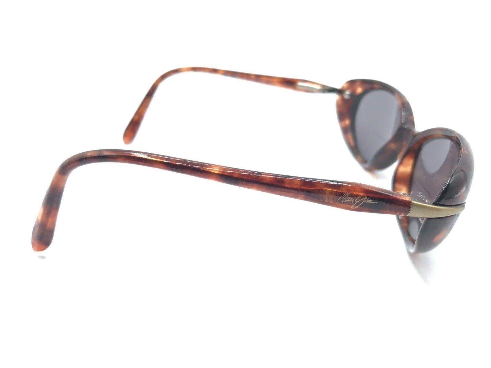 Maui Jim MJ-147-10 Oval Polarized Sunglasses Dark Brown Tortoise Frames Japan Maui Jim MJ-147-10 Dark Brown Tortoise Oval Sunglasses  main image 3