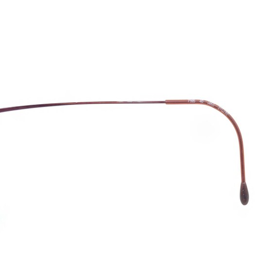 Silhouette 7395 40 6066 Titanium Dark Red Rimless… - image 9