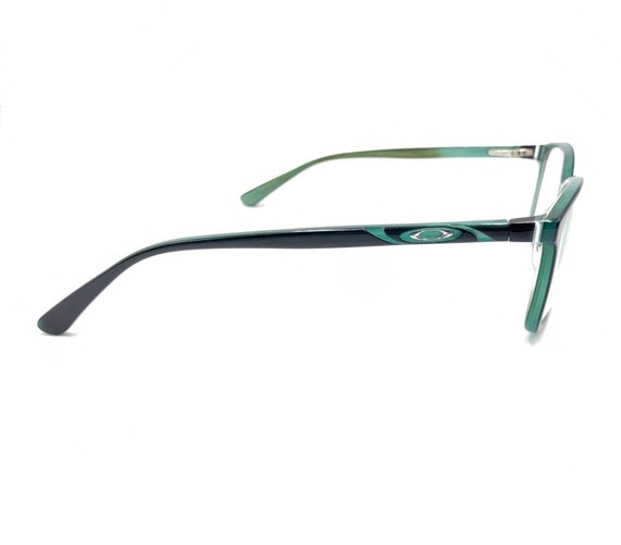 Oakley Showdown Black Green Quartz Square Eyeglas… - image 4