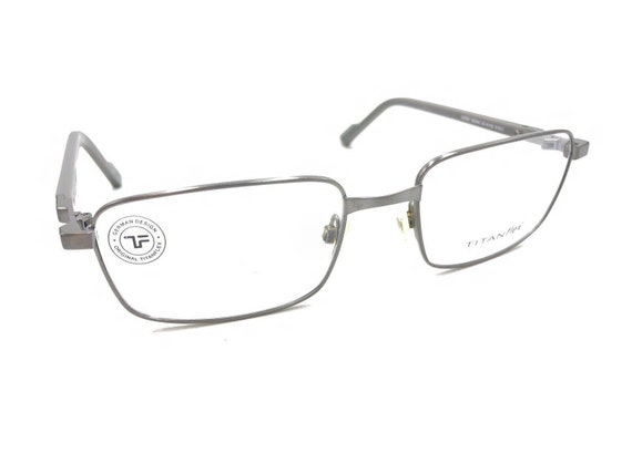 TITANflex 827025 30/GUN Gunmetal Gray Eyeglasses … - image 1