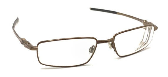 Oakley Chisel 4.0 Brown Chrome Rectangle Slim Eye… - image 1