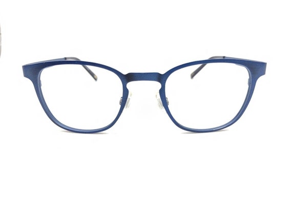 Kliik 545 221 Matte Blue Square Eyeglasses Frames… - image 6