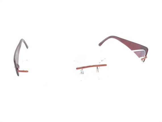 Silhouette rimless prescription glasses 6650 40 6054 made in Austria Silhouette Eyeglasses 7581 40 6062 Icon Collection Brown  main image 2